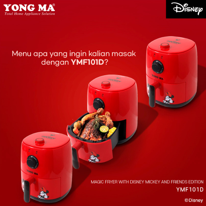 Yong Ma Magic Air Fryer 2.4 Liter YMF101 Disney Edition